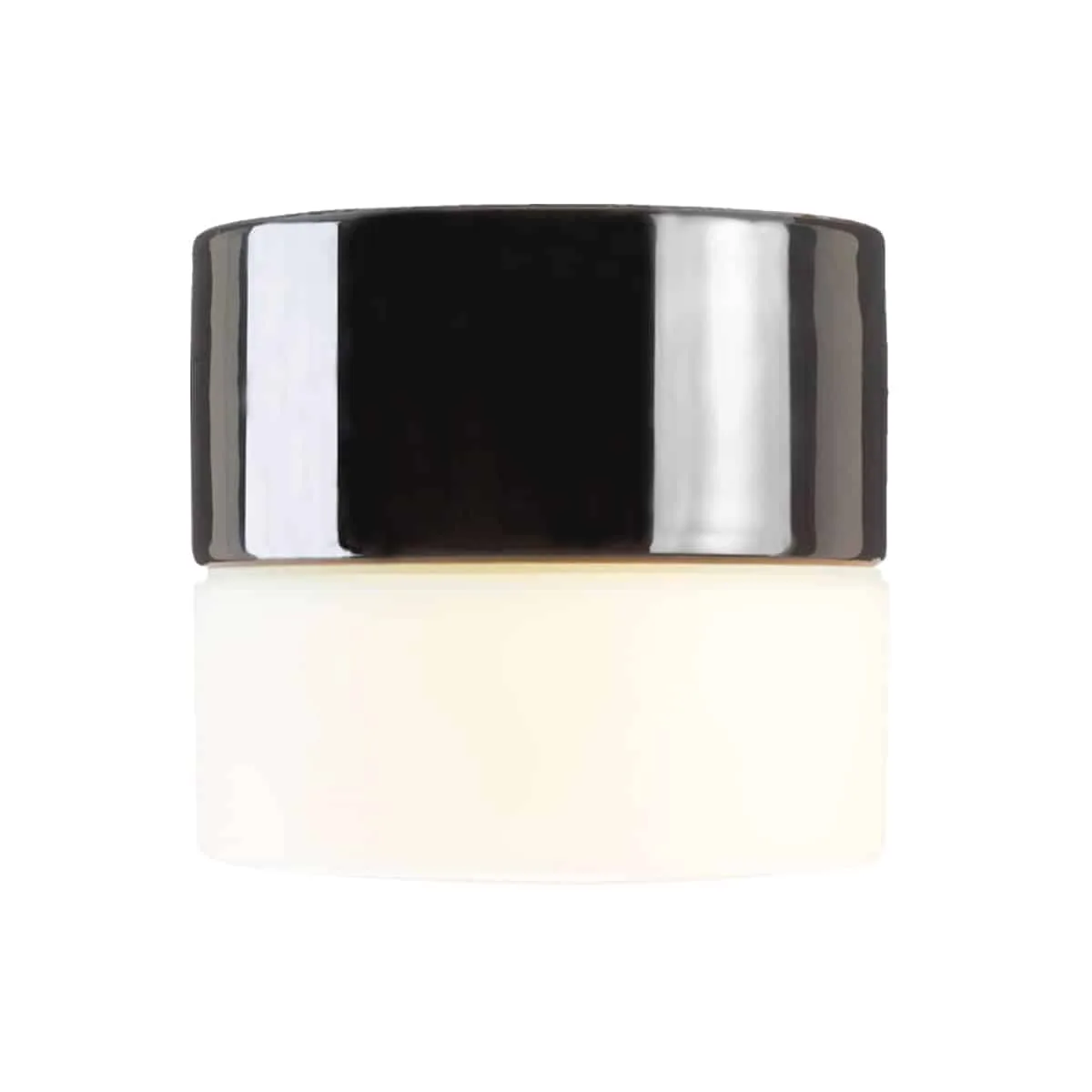 Aton Giza Porslinsarmatur LED Svart Matt Opalglas Ø116mm