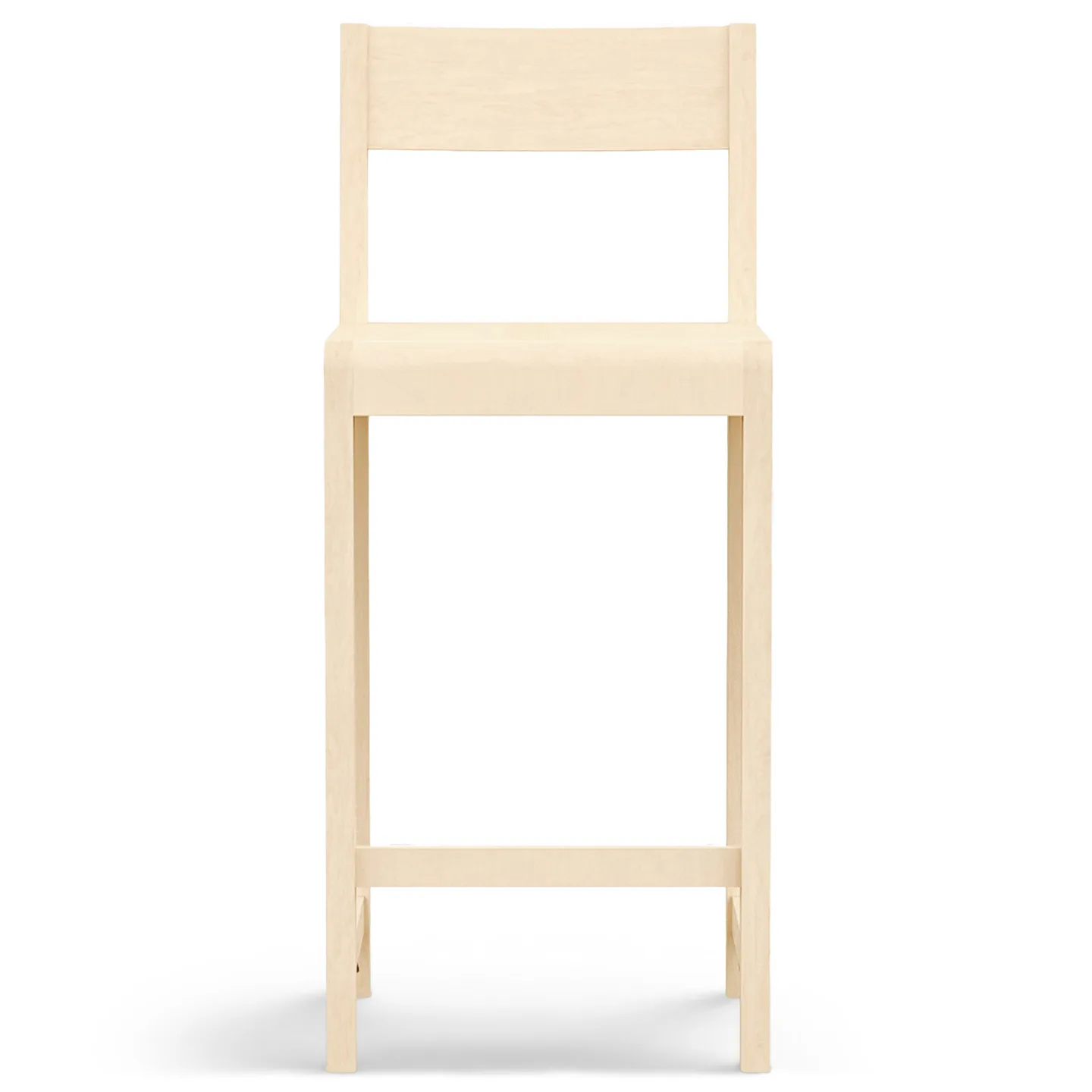 Frama - Bar Chair 01 – Natural Birch – H65 - Barstolar - Frama Studio - Träfärgad - Trä