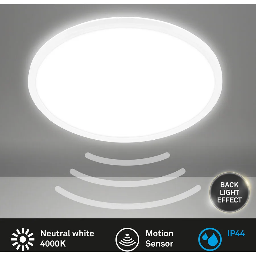 Deckenlampe Telefunken Weiss Kunststoff 42 cm 3 cm - LED - Lichtfarbe: Helles Neutralweiss - LED Energiesparlampen
