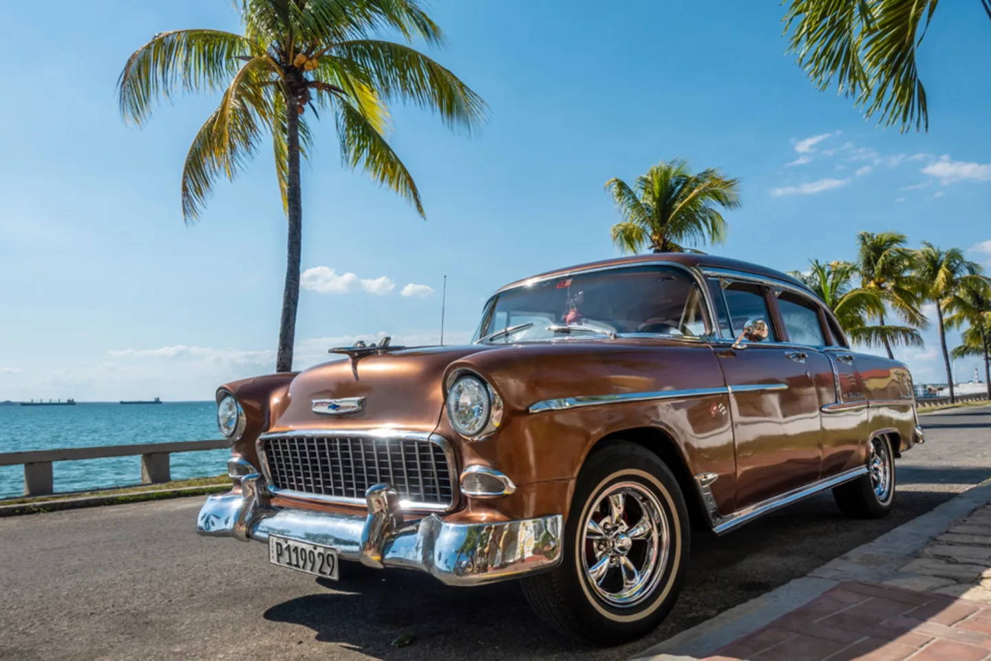 image LAND Alubild Oldtimer Auf Kuba | Schubiger Möbel