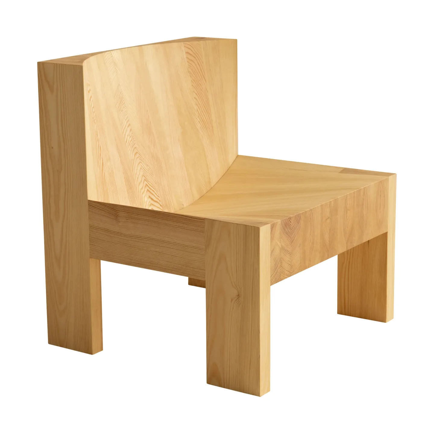 Vaarnii 005 Lounge Chair loungestol Matt oljevaxad furu