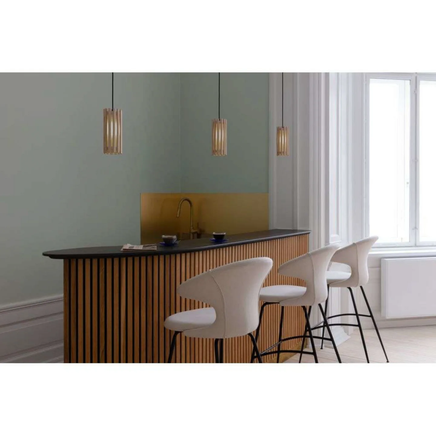 Komorebi Schirm Mini Dark Oak - UMAGE - Stoff / Textil