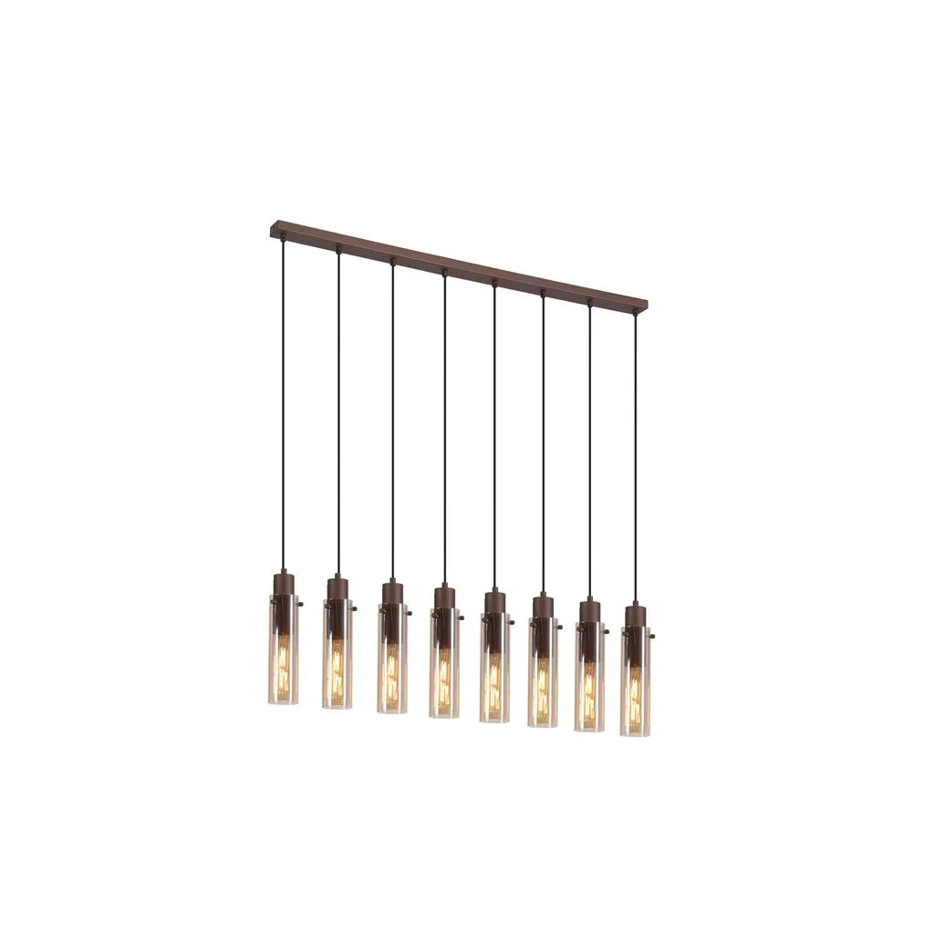 Searchlight - Sweden 110cm - Taklampa - Brun