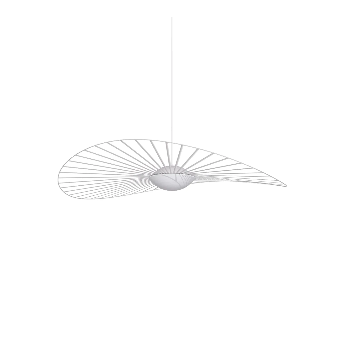 Petite Friture - Vertigo nova pendant lamp small 110cm white - Pendellampor - Constance Guisset - Vit