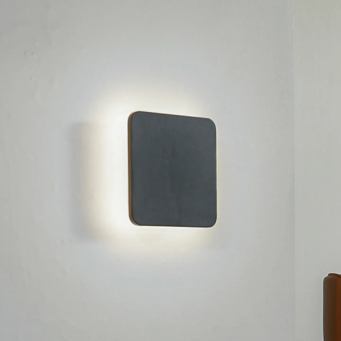 Elrik LED Wandleuchte 22 cm Schwarz - Lucande - Flurbereich - Modern - Metall - Eckig