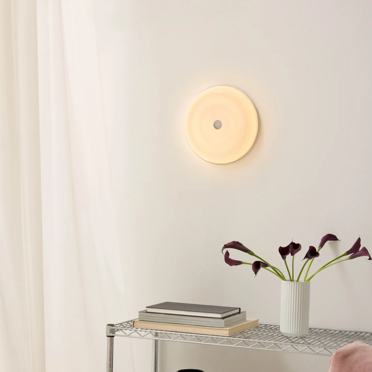 WAVE LED-Deckenlampe, Opalglas Ø 30 cm stepdim - Halo Design - Wohnzimmer - Einflammig