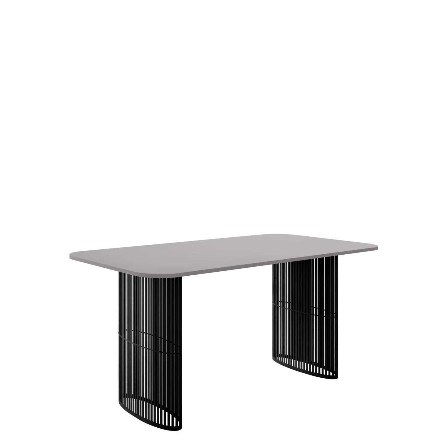 Mirion Matbord förlängningsbart 160-236 cm - Svart, grå