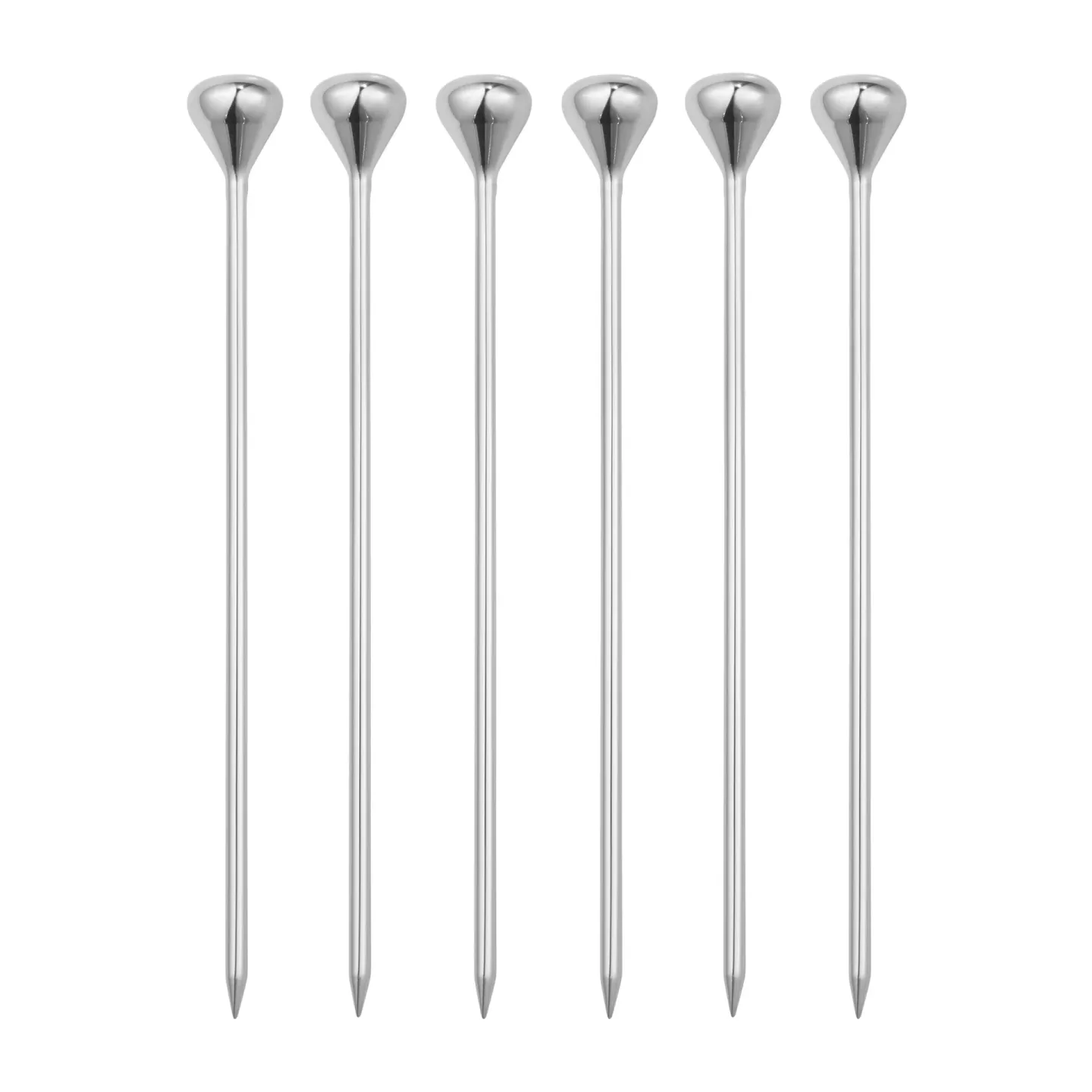 Georg Jensen Sky Cocktail-Sticks 6er Pack Edelstahl