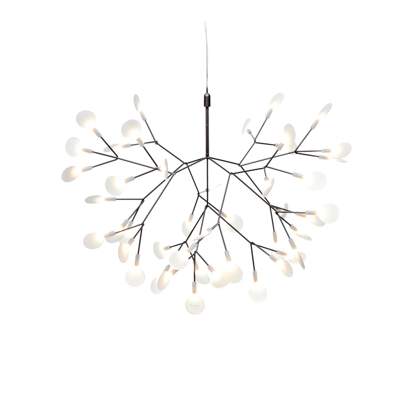 Moooi - Heracleum III, Suspended Small Nickel - Takkronor - Bertjan Pot - Silver