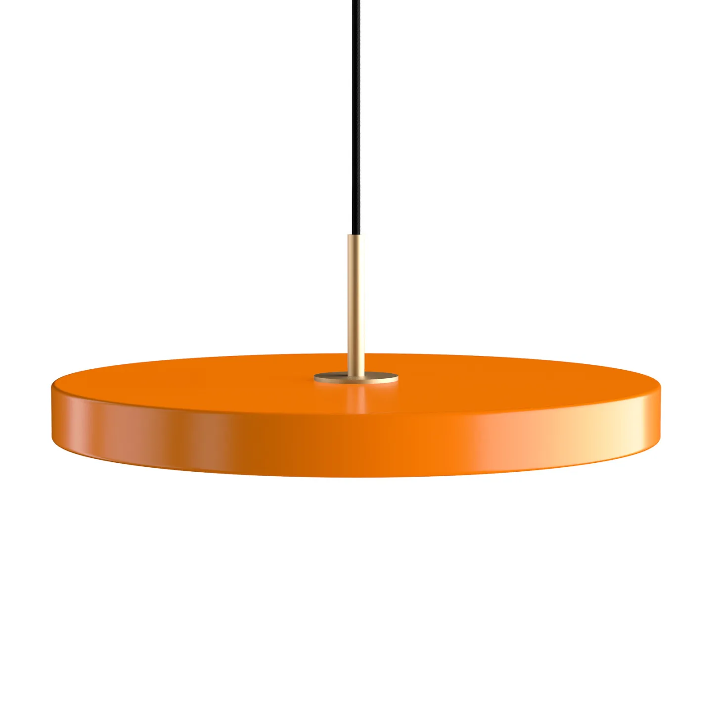 Asteria Medium LED-hänglampa orange/mässing Ø 43 cm - UMAGE - Vardagsrum - Design - Metall - Med en ljuskälla