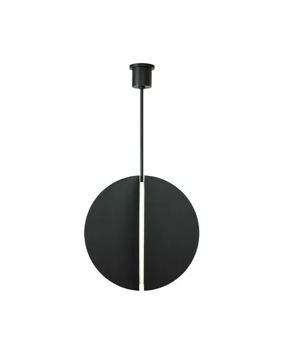 Bau 28 Pendant in Nightshade Black