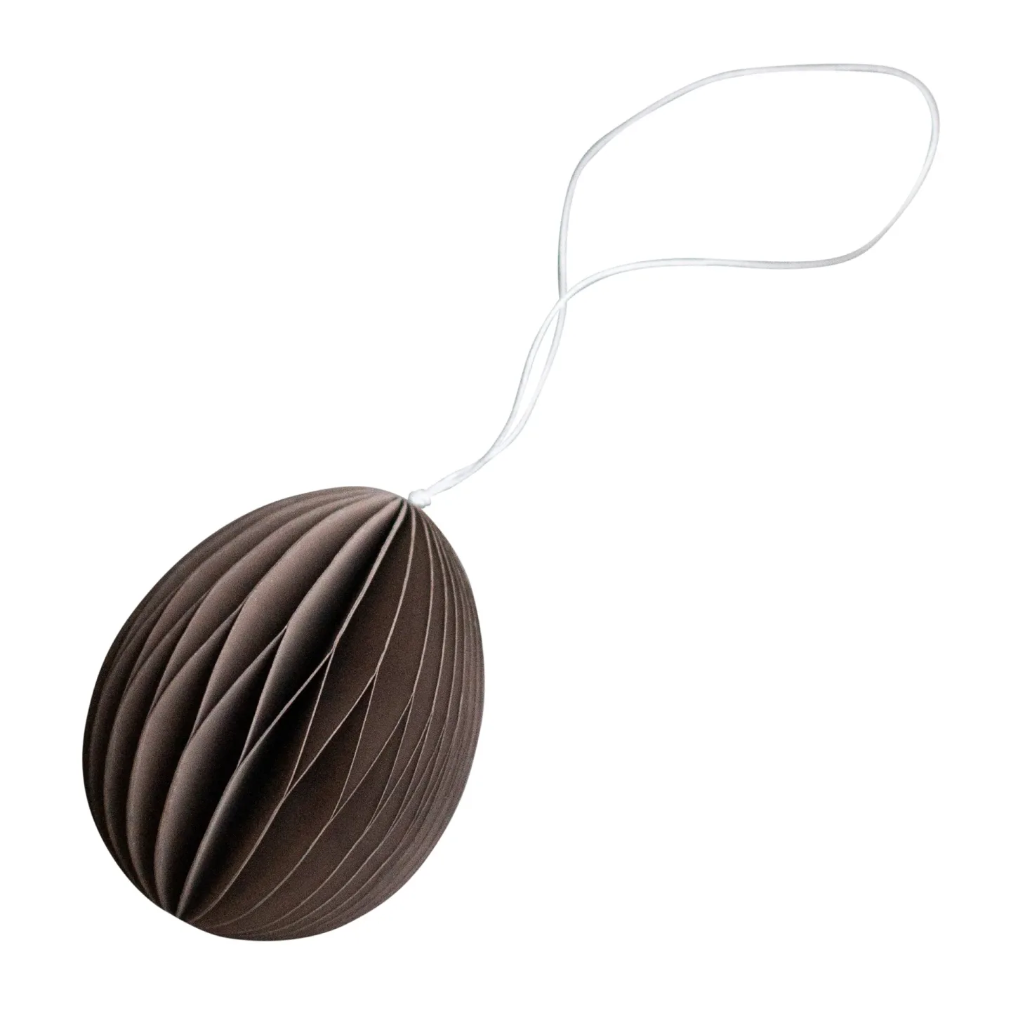 DBKD Ovoid Osteranhänger Papier 7 cm Brown