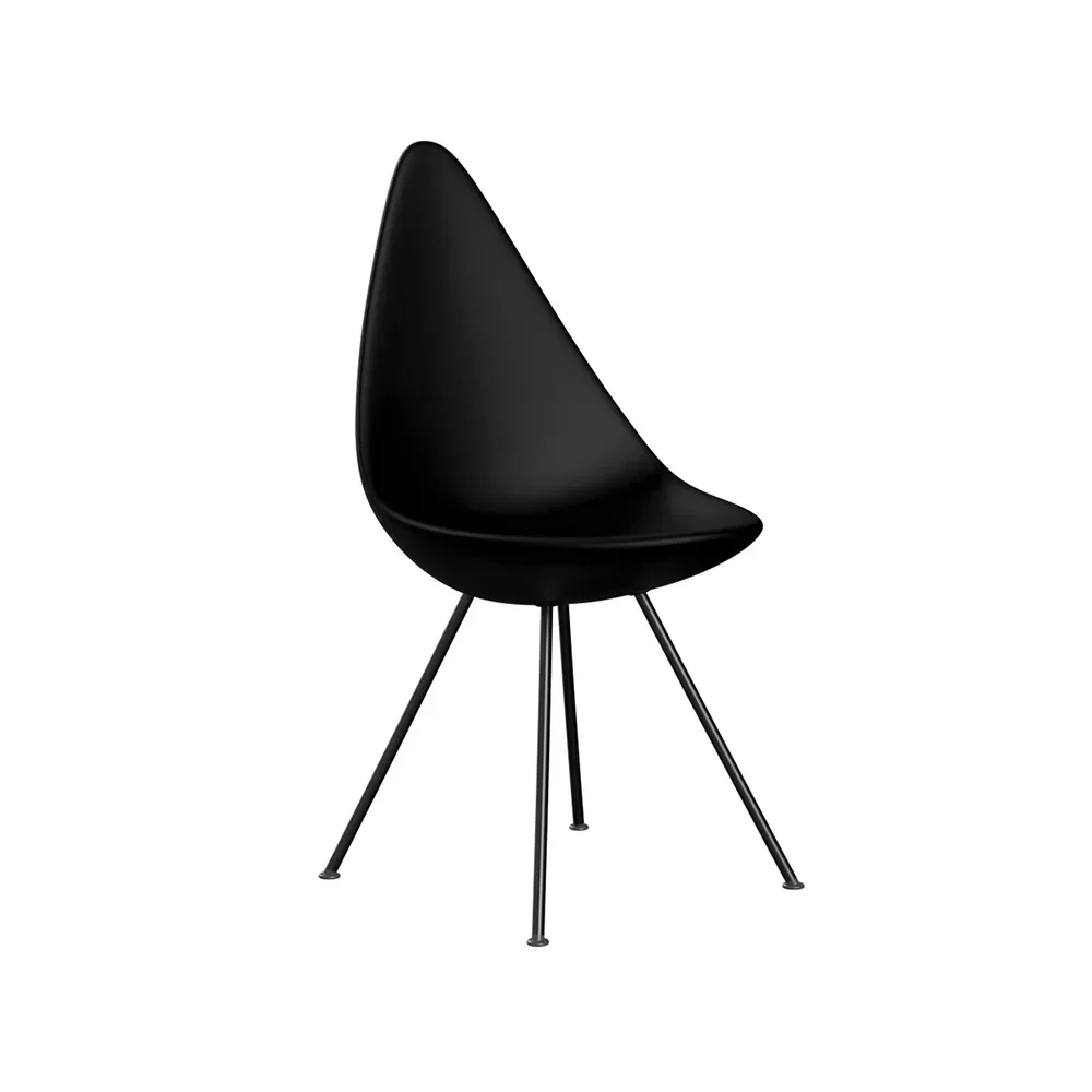 Fritz Hansen Droppen 3110 stol Black-black