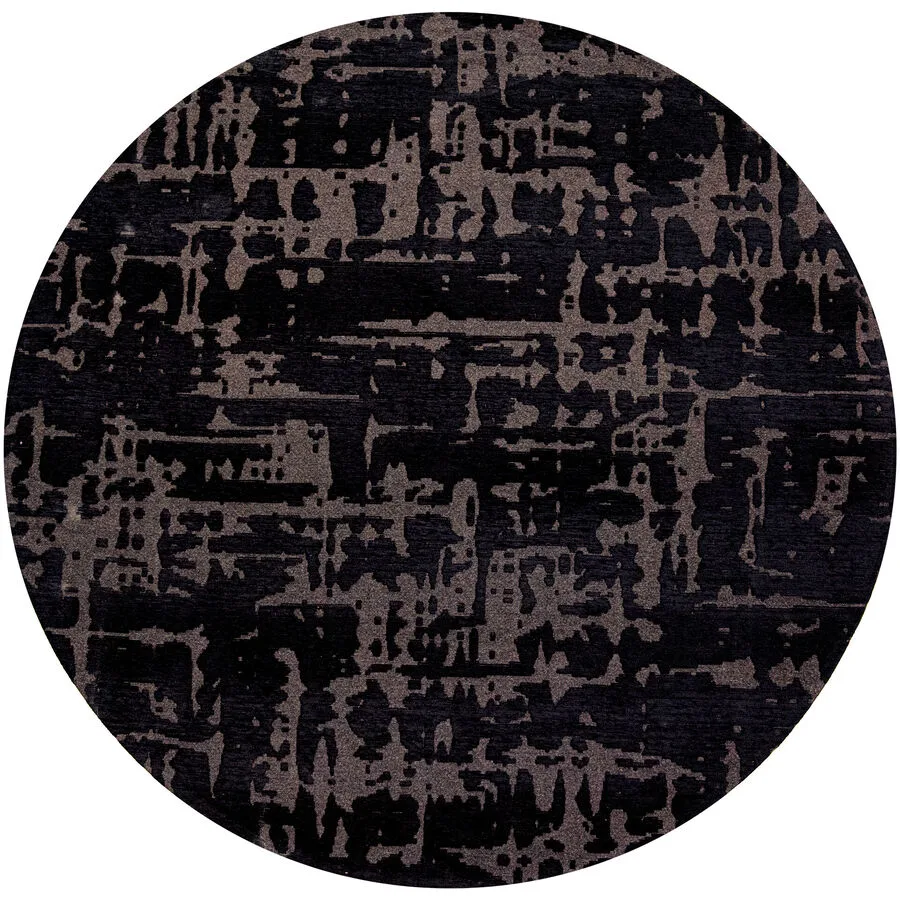 Teppich Baobab Schwarz Polyester 140 cm 140 cm