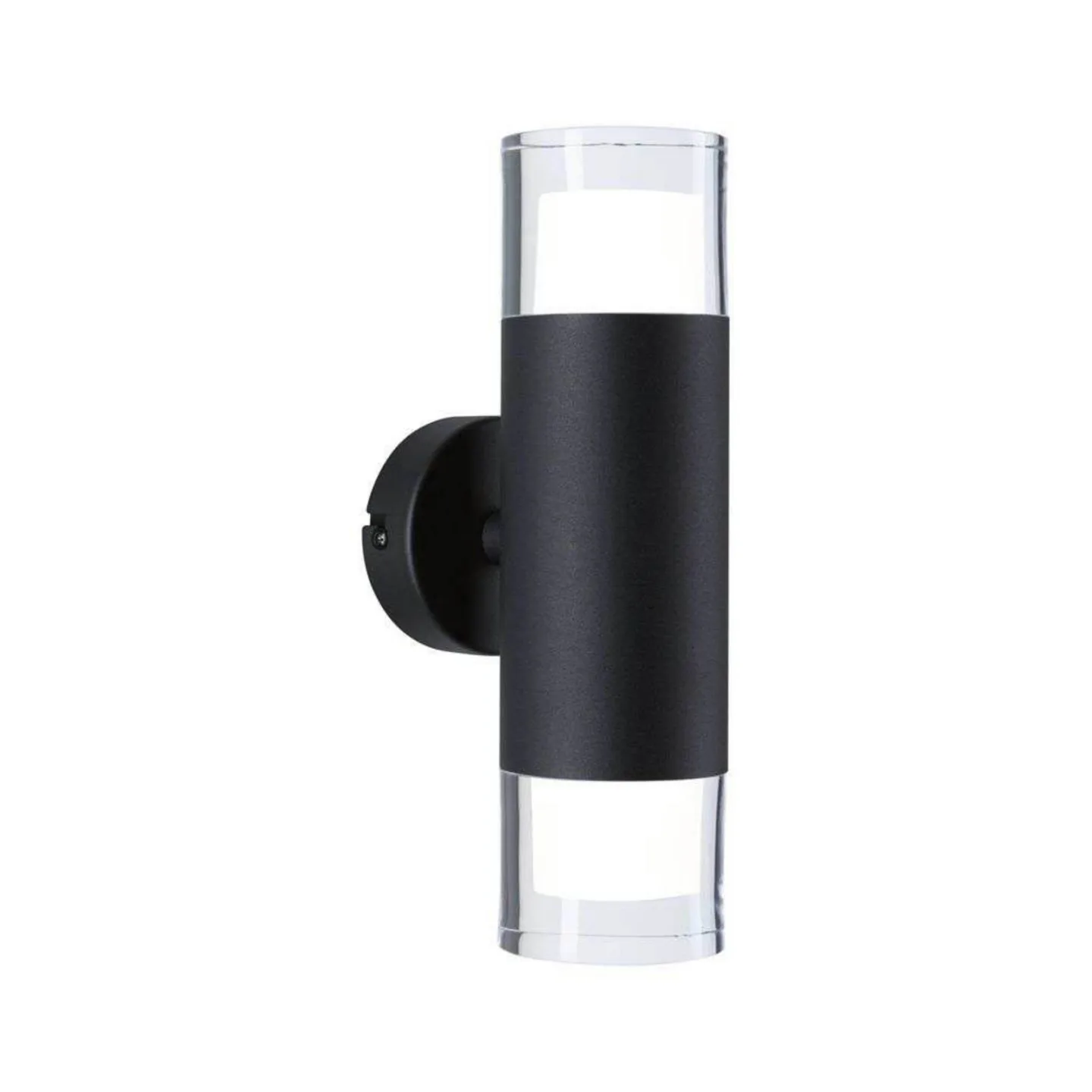 Kame 2 vägglampa IP44 svart 27 cm - Paulmann - Badrum - Metall