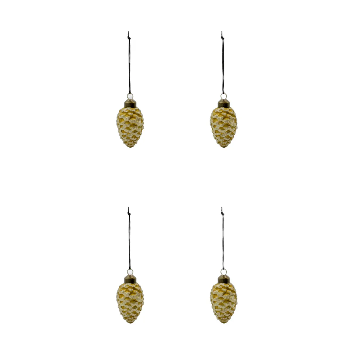 House Doctor Cone julhänge 4-pack Guld