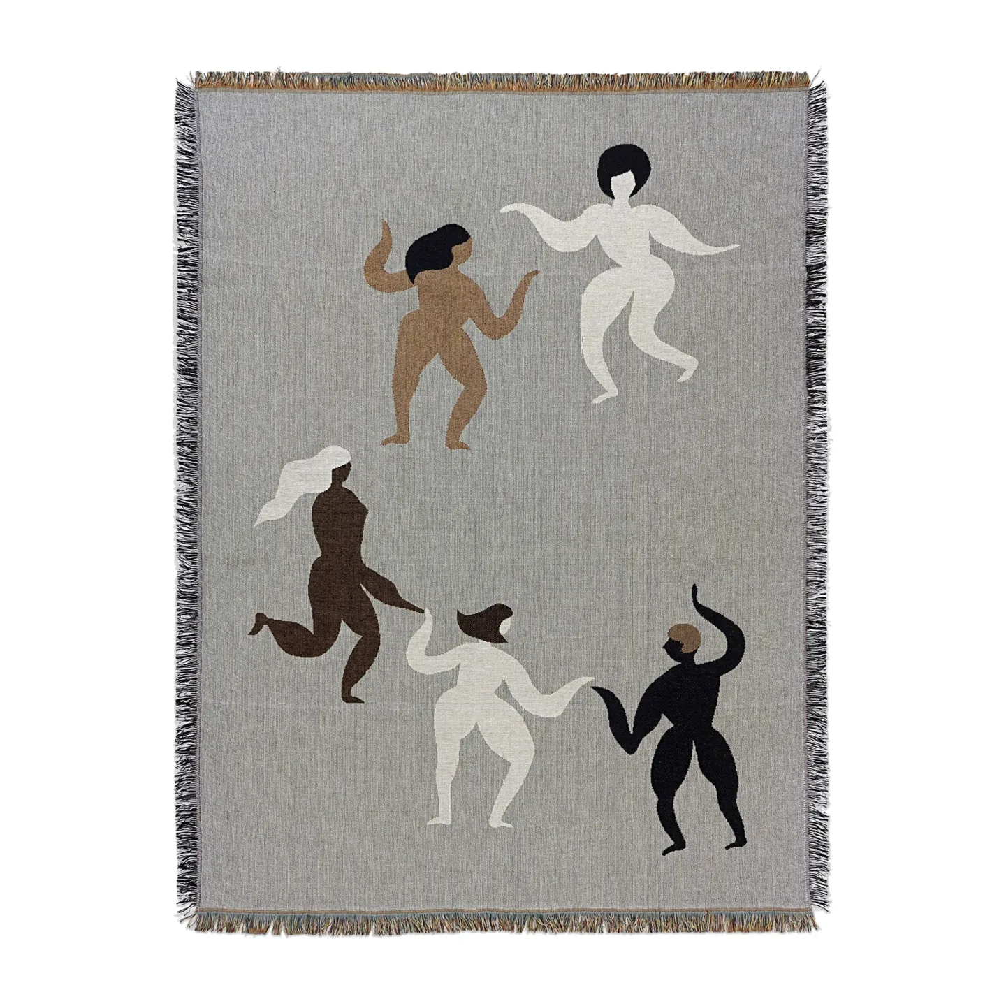 Ferm Living Free tapestry Decke 120 x 170cm Grey