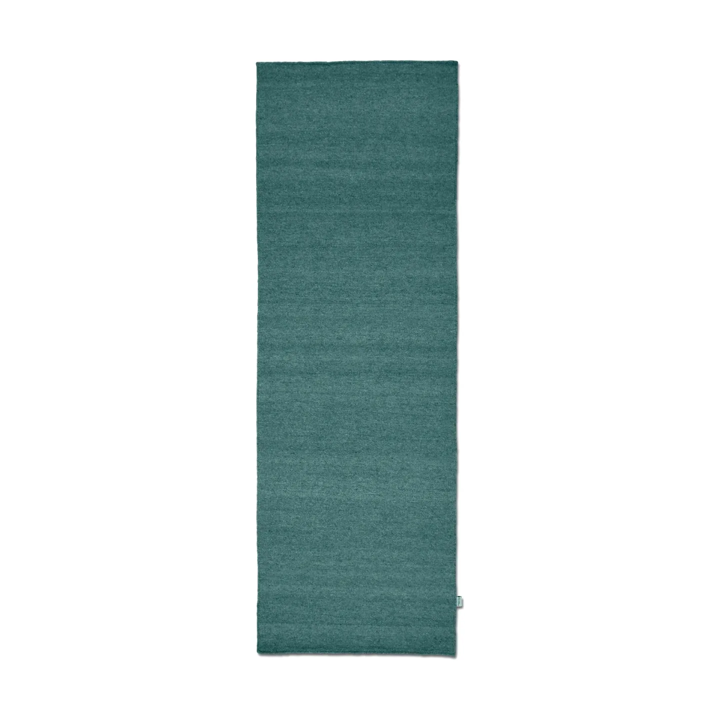 Plain gångmatta teal