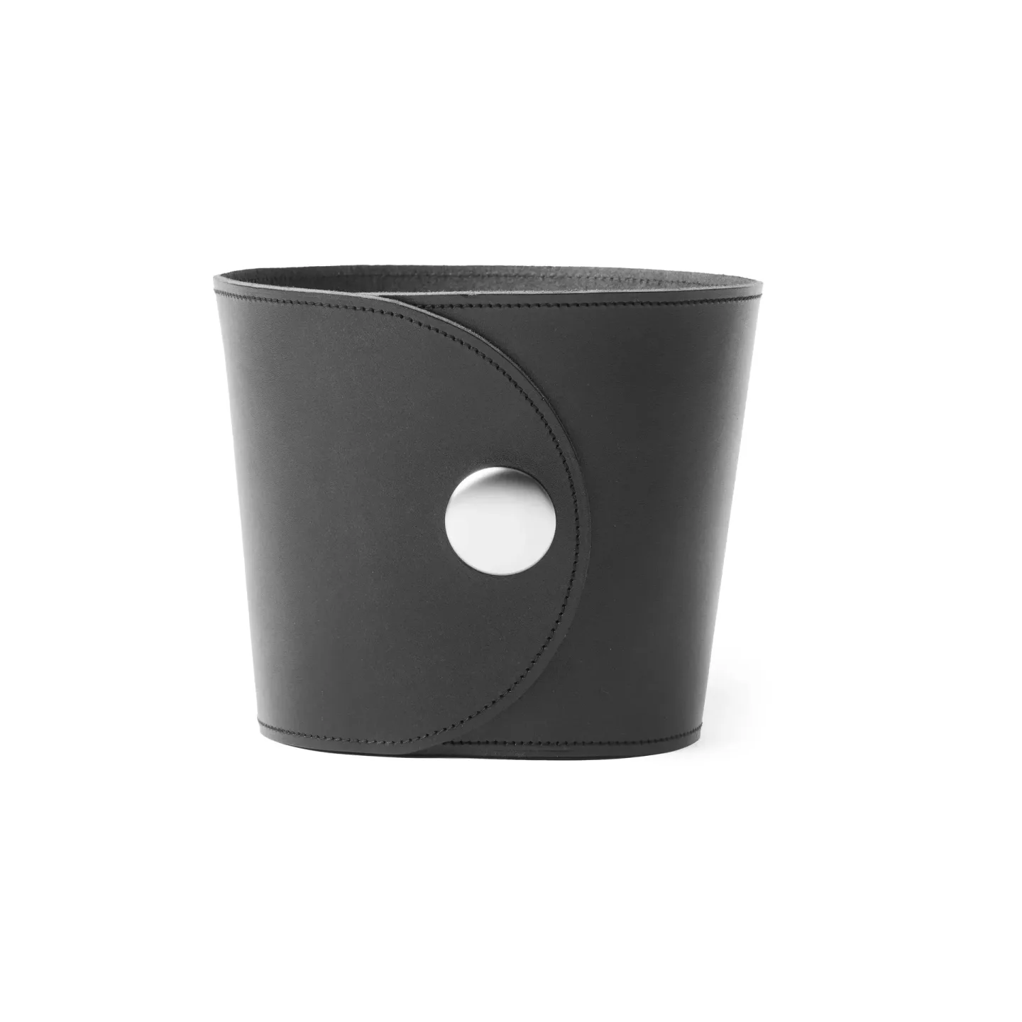A2 Hug Blumentopf Tärnsjö Leder schwarz, Ø20x17 cm