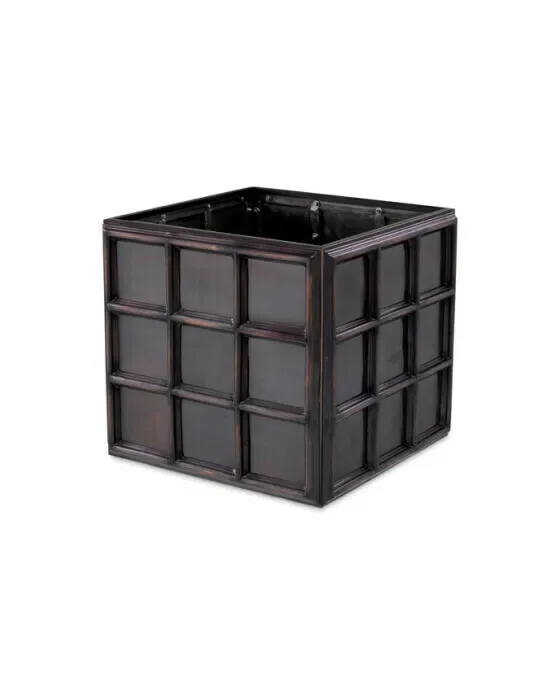 Grid Planter Antique Bronze