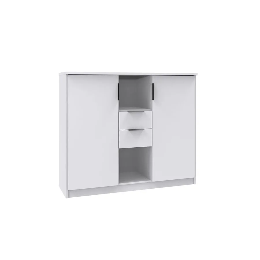 Highboard Nordy weiss Holzwerkstoff B 122 H 105 cm