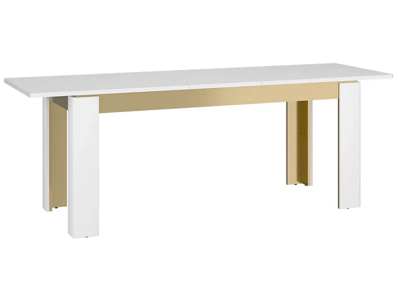Tisch ausziehbar LAZIO 160-200x90x75.6cm weiss