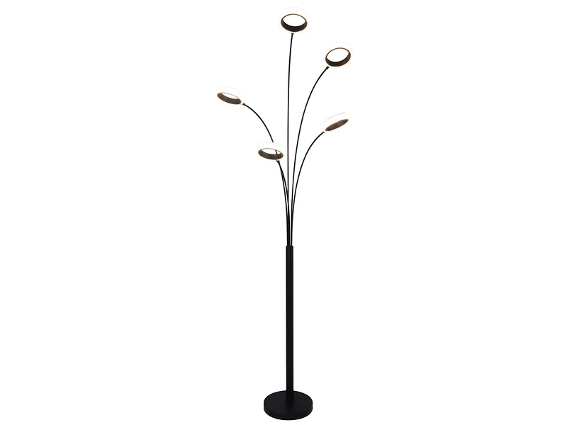 Stehlampe LED AIDEL 189cm 27W schwarz