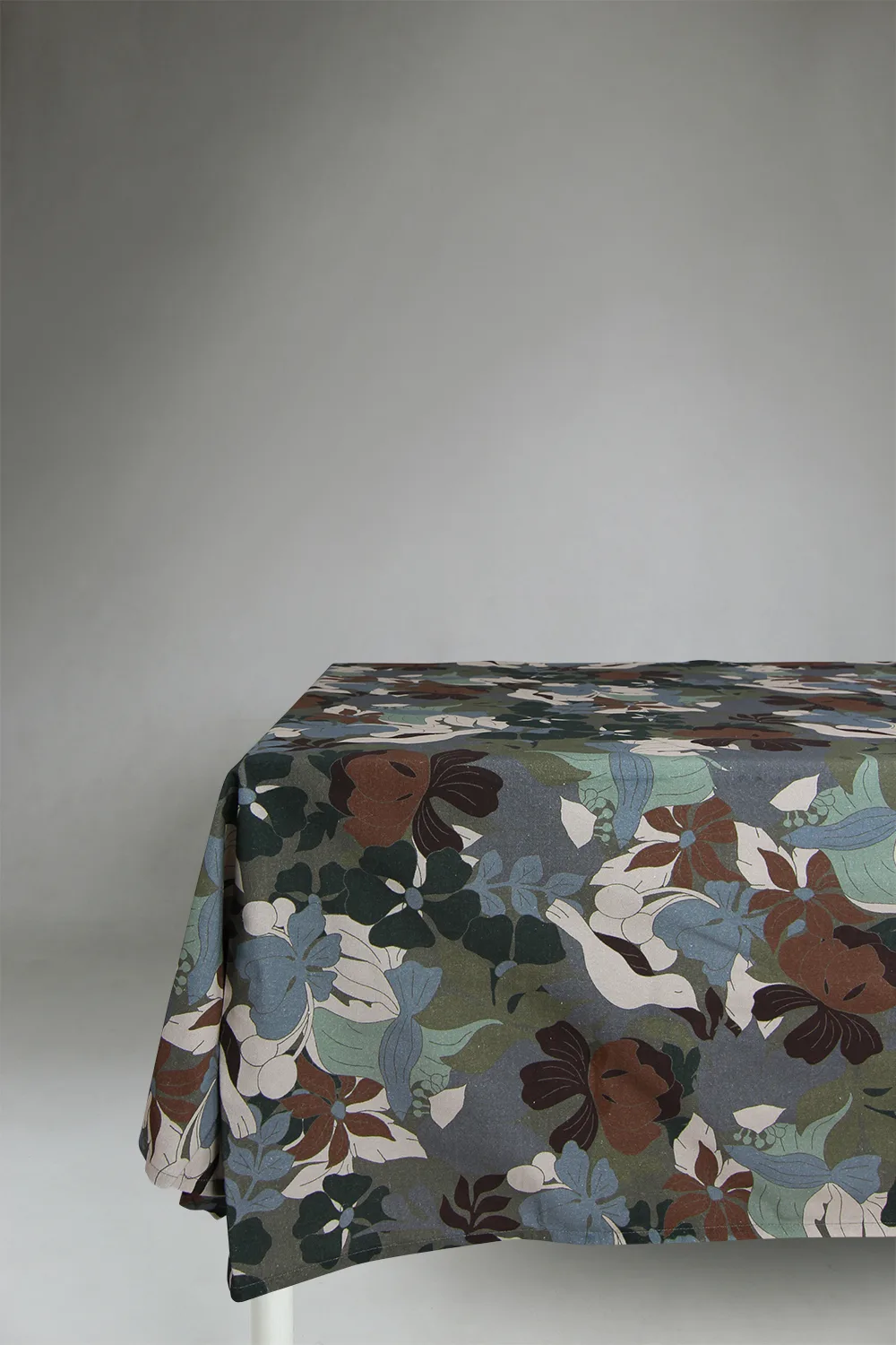 Dukar - Bomullsduk Asta (grønn) (Størrelse: 140 x 250 cm)