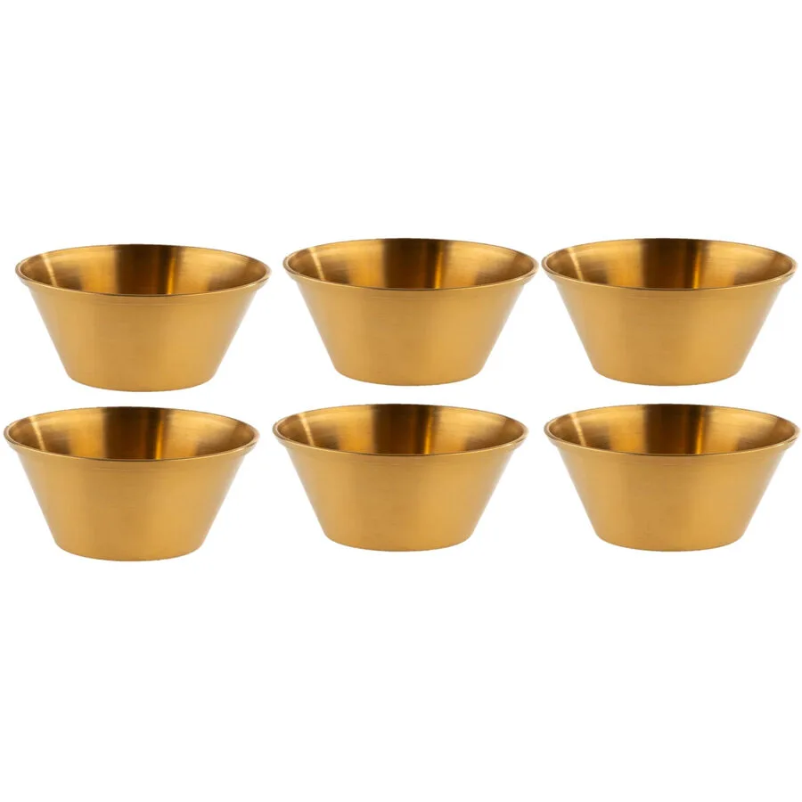 Schälchen-Set Aps Gold Edelstahl 6 cm 2.5 cm