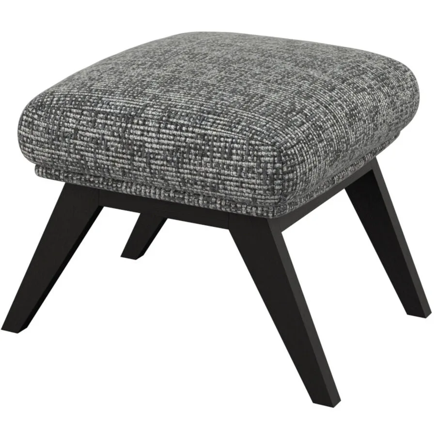 Hocker Halani granit Stoff B 41 T 54 H 41 cm