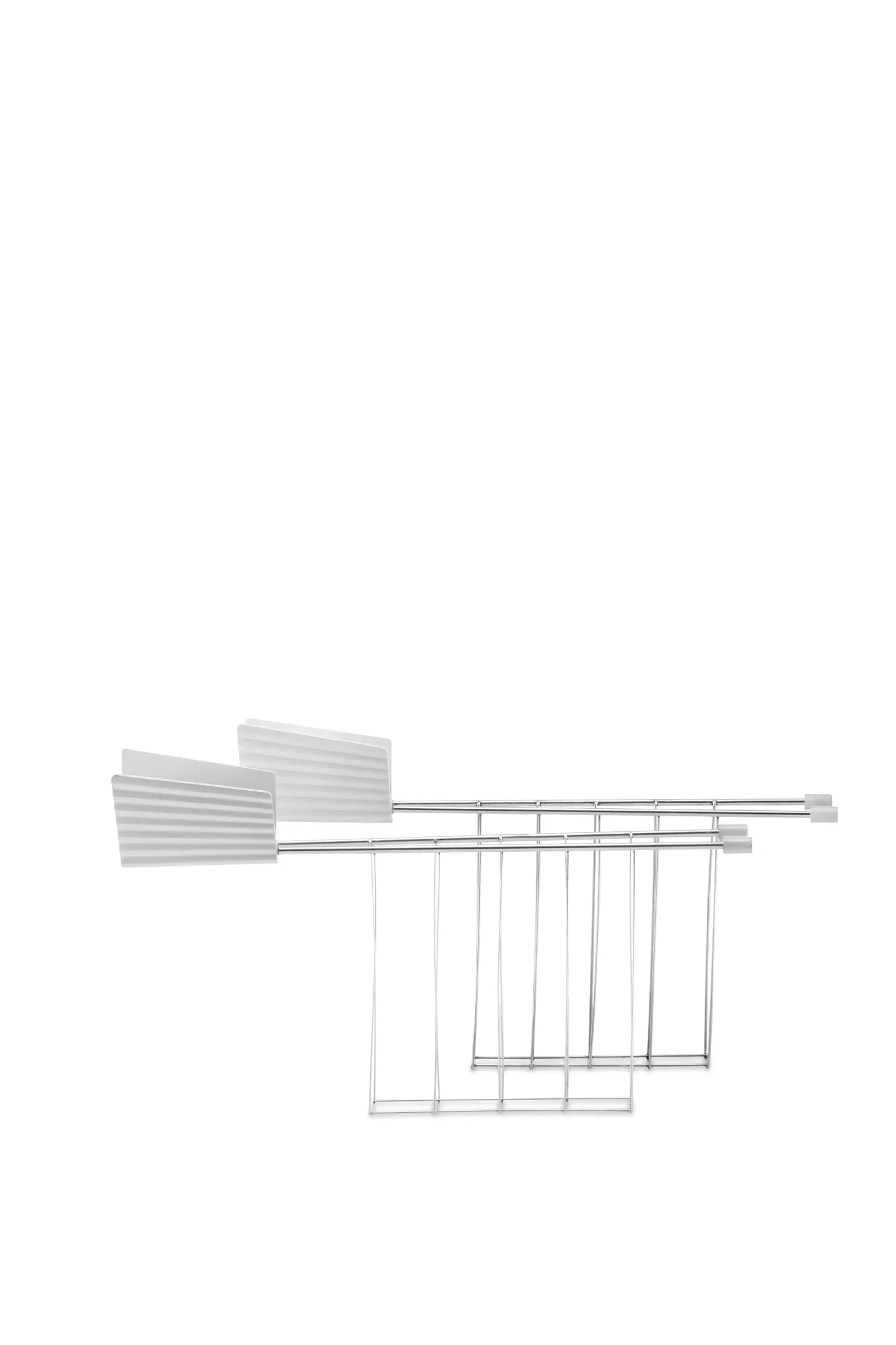 Alessi Plissee-Zubehör für Toaster 2 Scheiben Grau