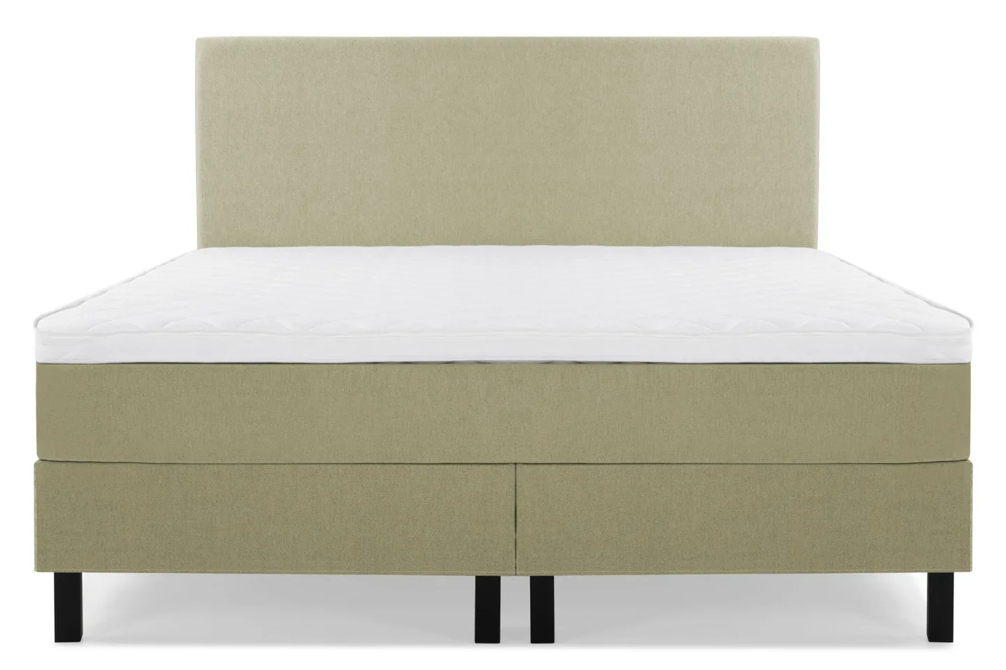 Lucky Komplett Sängpaket 180x200 Skum Slät Sänggavel - Grön