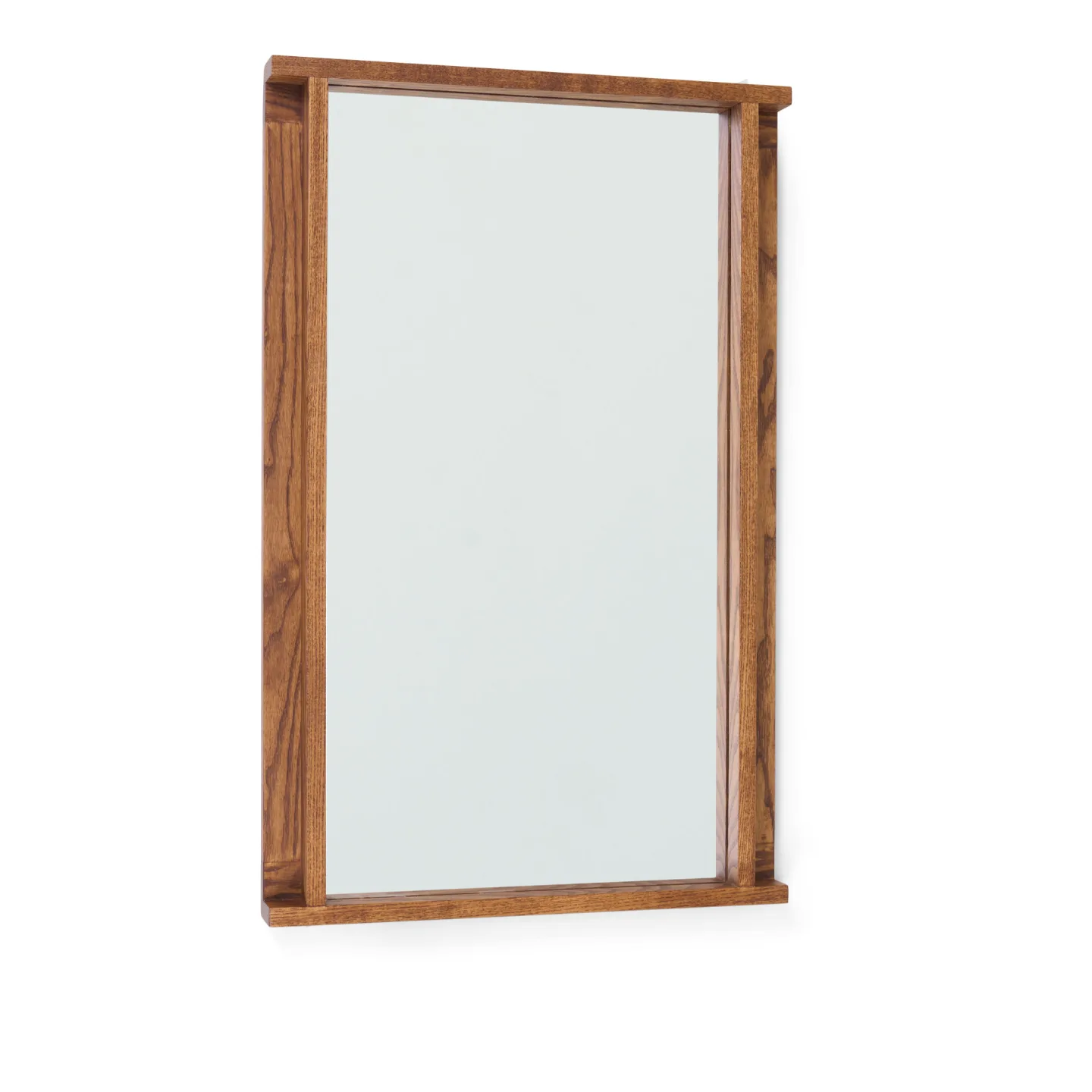 Frama - Symmetry Mirror väggspegel honey ash wood small - Väggspeglar - Studio 0405 - Brun - Trä