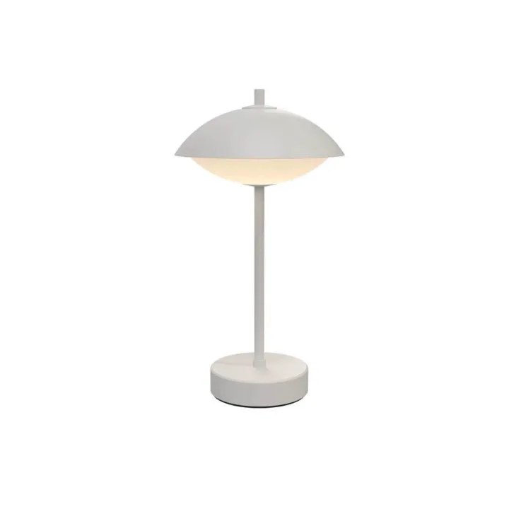 Clam Portable Tischleuchte White - Fritz Hansen - Wohnzimmer - Metall