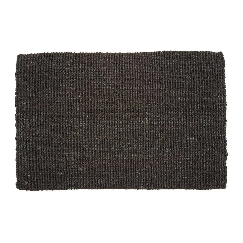 Dixie Jute Fußabtreter schwarz 60 x 90cm