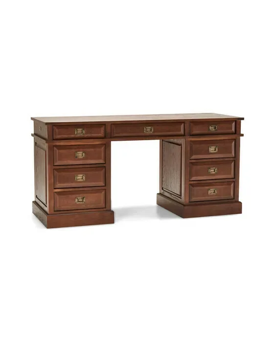 Wall Street skrivebord noble newport brown