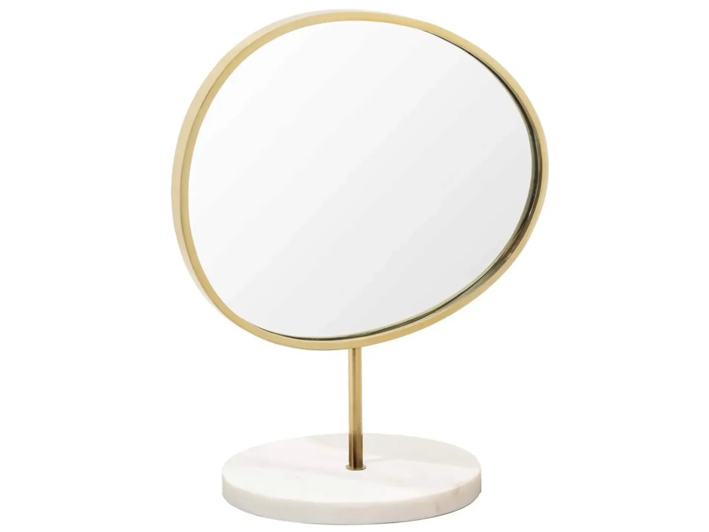 Abhika Spiegel Kosmetikspiegel Gold H: 35 cm | Schubiger Möbel