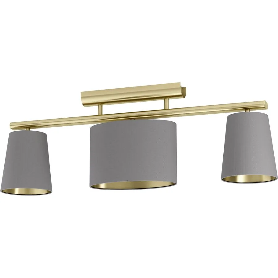 Eglo Deckenlampe Almeida 2 Stahl 15.5 cm 28 cm - Farbe: messing