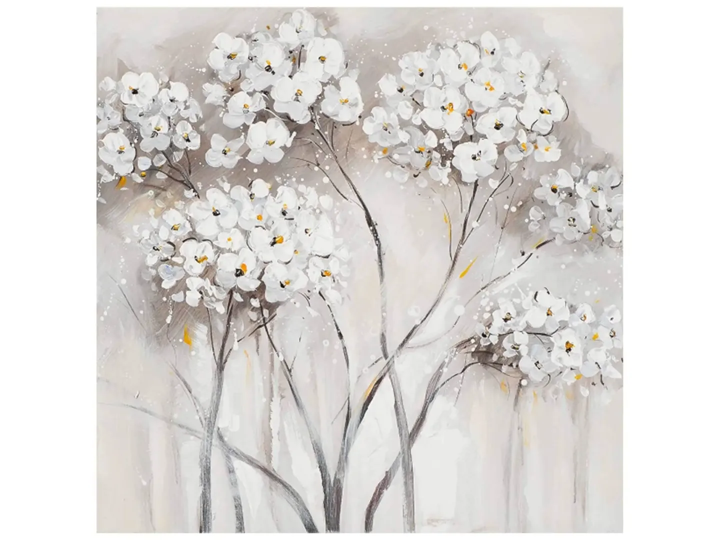 image LAND Bild Weisse Hortensien 2 40x40 cm Mehrfarbig | Schubiger Möbel