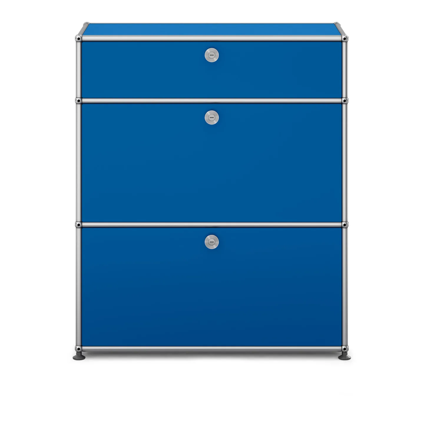 USM - USM Haller Shelf M25 Gentian Blue - Byråer - Fritz Haller & Paul Schärer - Blå