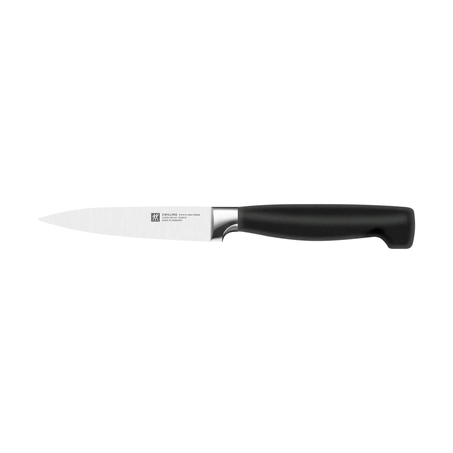 Zwilling Zwilling Four Star Schälmesser 10 cm Schwarz-Edelstahl