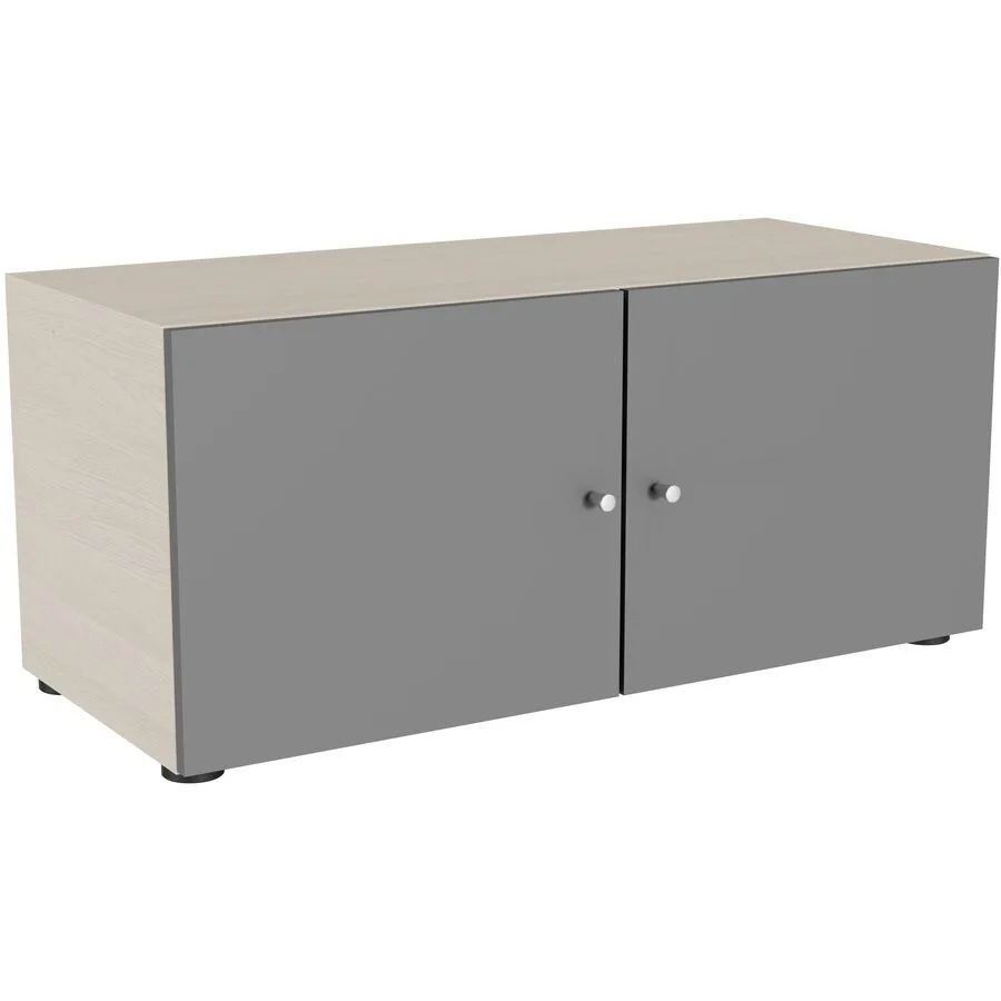 Kommode Window anthrazit/eiche Holzwerkstoff B 81 H 38 cm - Möbel Konfigurator: Traummöbel individuell zusammenstellen - Schweizer Möbelhersteller