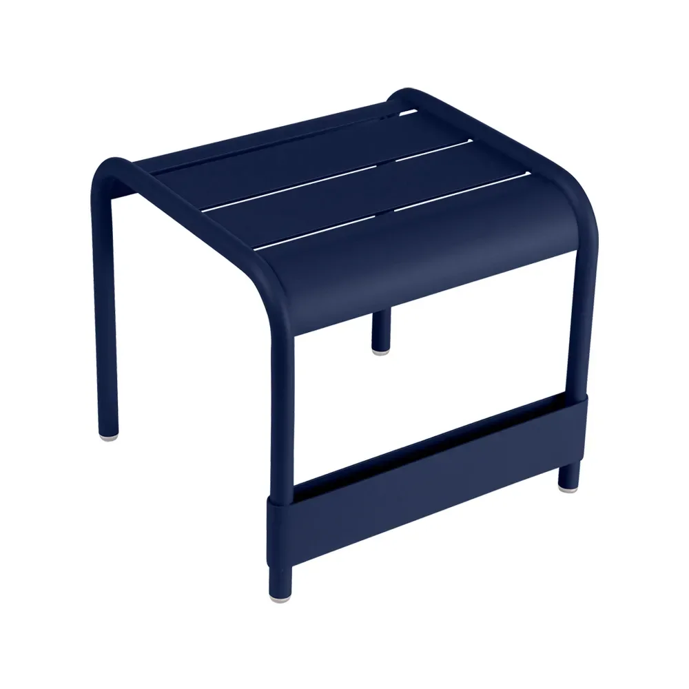 Fermob Luxembourg bord/fotpall Deep blue (blå), small
