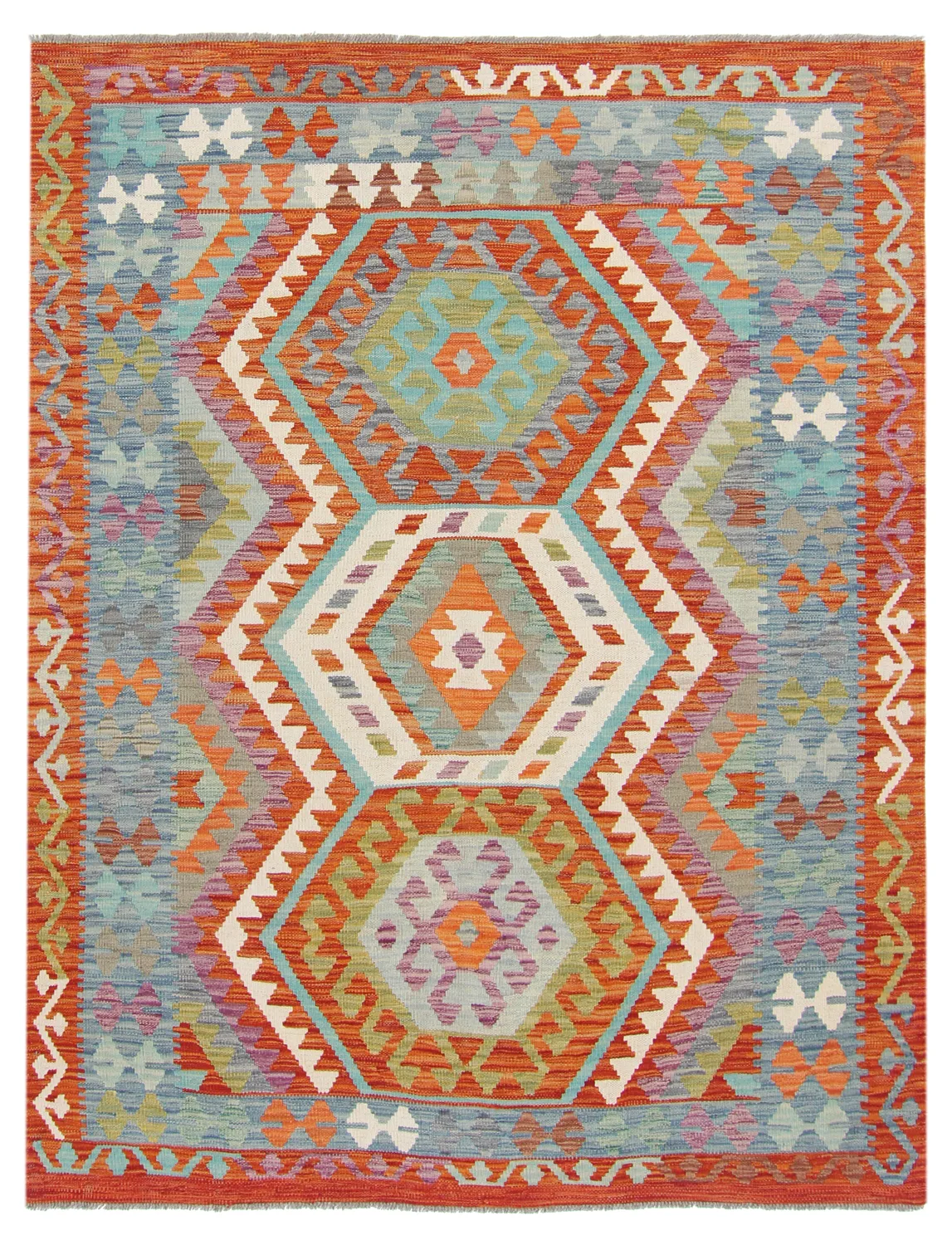 Orientalsk kelimteppe 198 x 155 cm (Størrelse: 198 x 155 cm)
