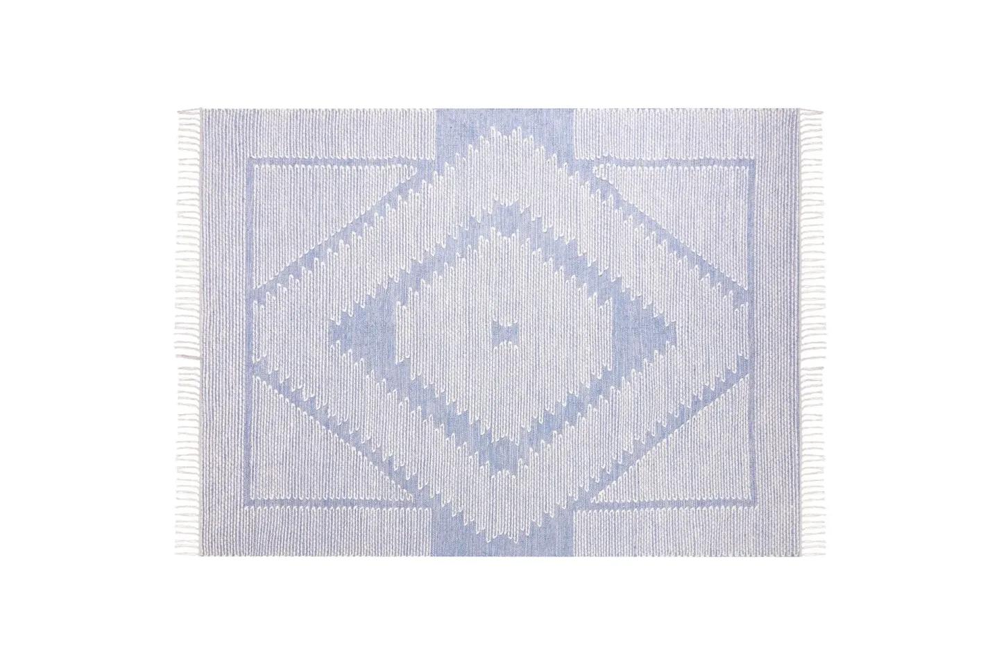 Ansar Bomullsmatta 160x230 cm - Blå