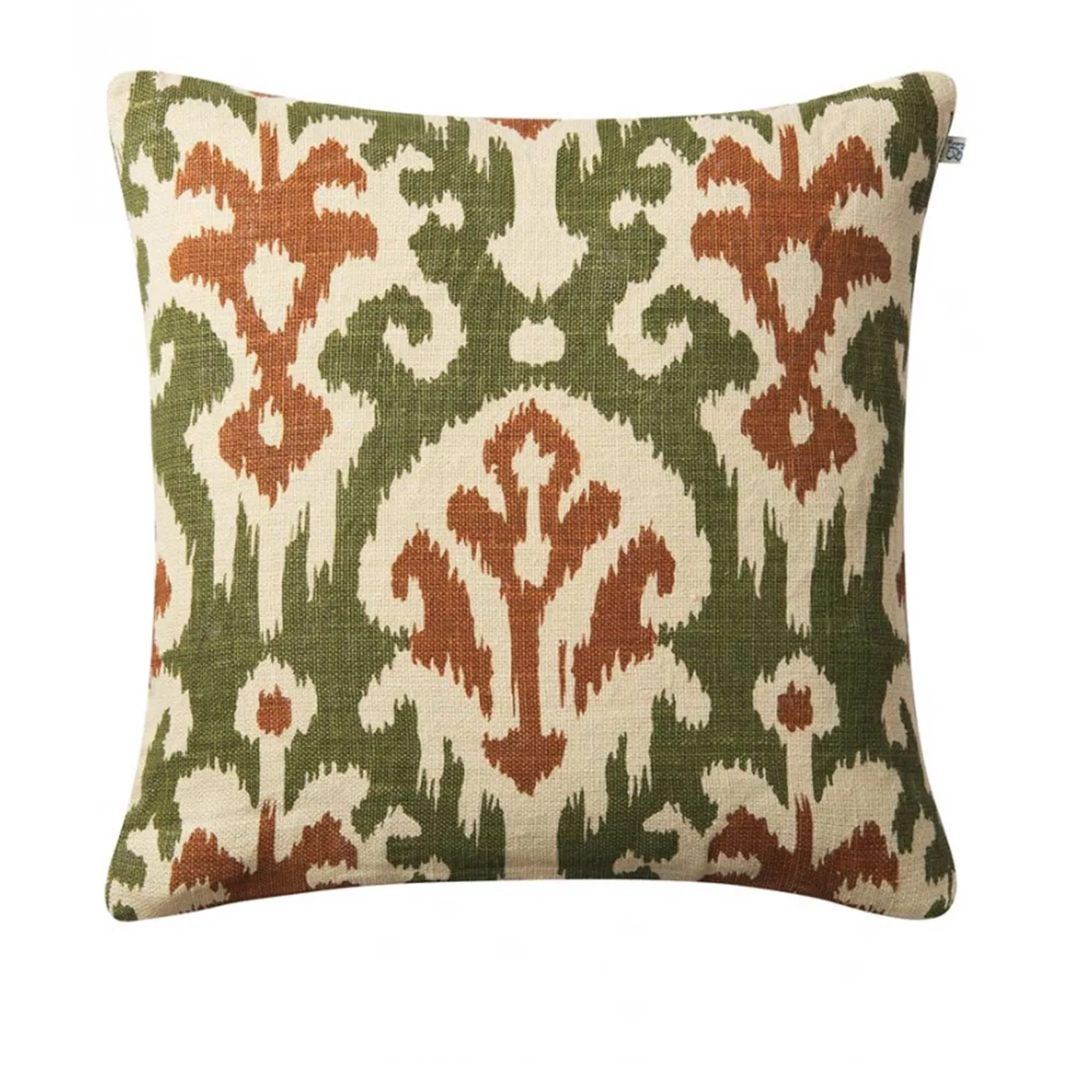 Chhatwal & Jonsson - Adi Cushion Cover Beige/Terracotta/Cactus Green 50 x 50 cm - Prydnadskuddar och kuddfodral - Stig Jonsson - Flerfärgad - Textilmaterial