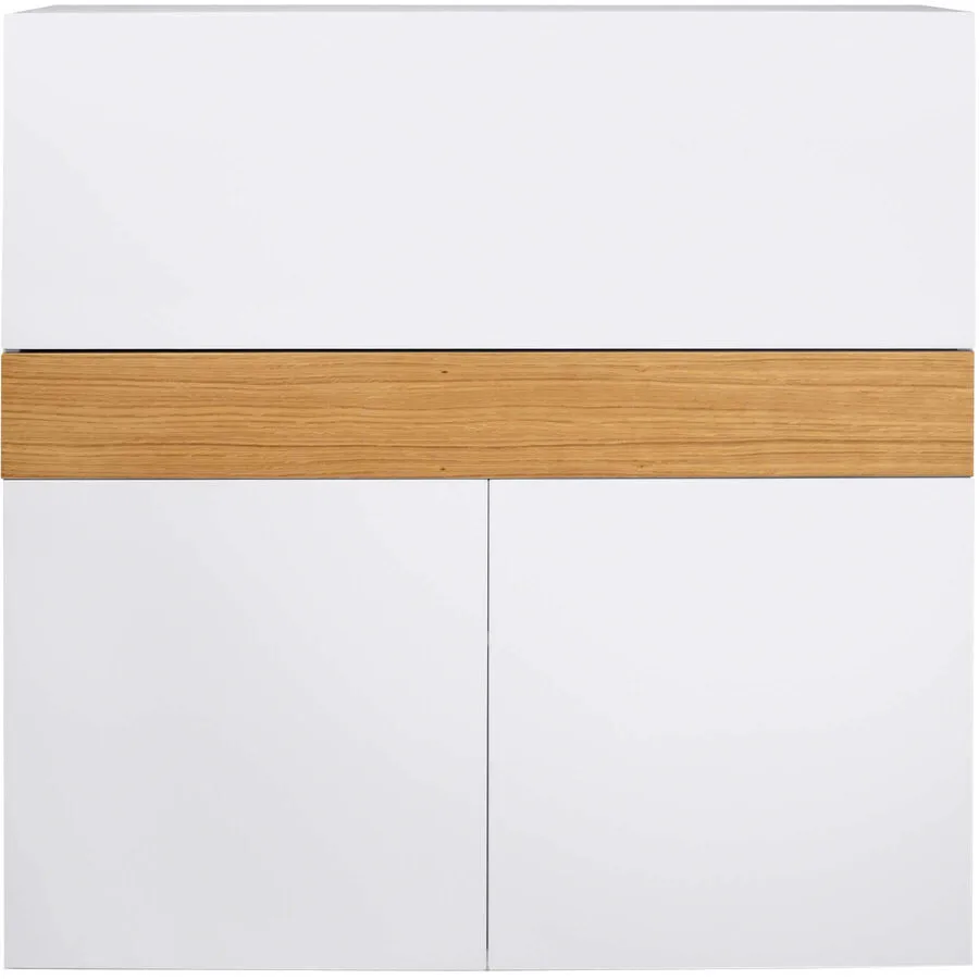 Schreibtisch Ker reinweiss Holzwerkstoff B 110 T 42 cm