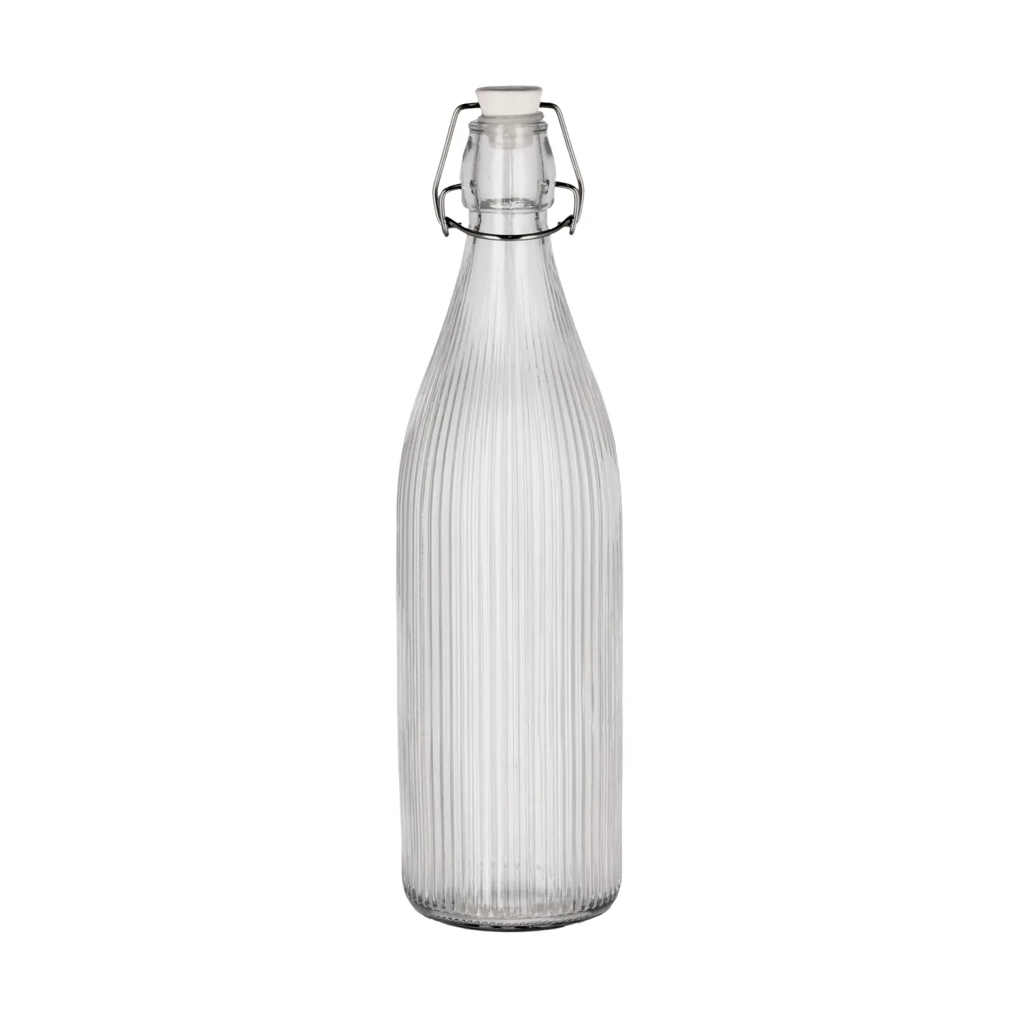 Funktion Funktion Wasserkaraffe mit Bügelverschluss Klar, Soda-Lime-Glas, 1 l