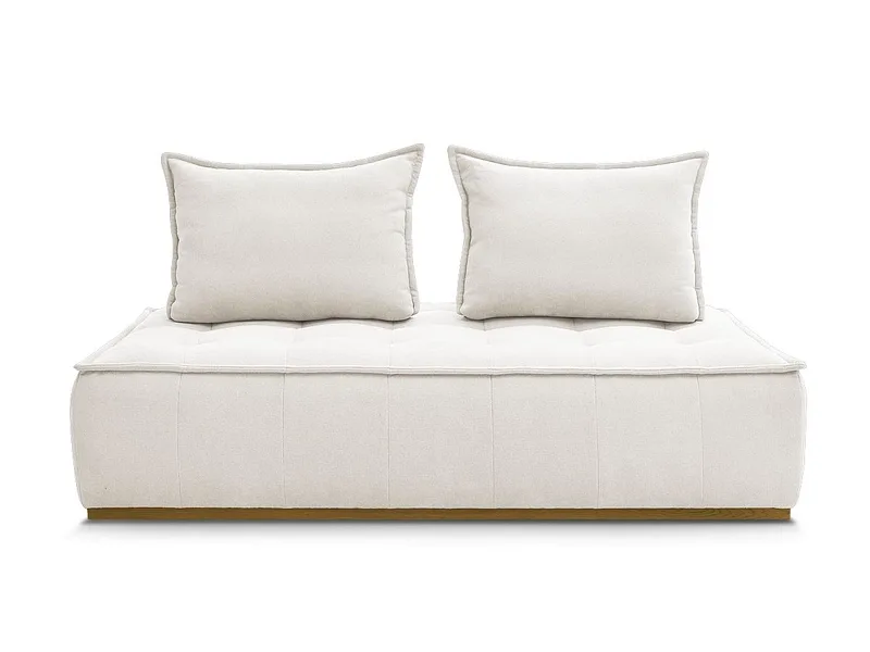 Modulare Sessel für Sofa BOBOCHIC ELISA Stoff mit Textur weiss