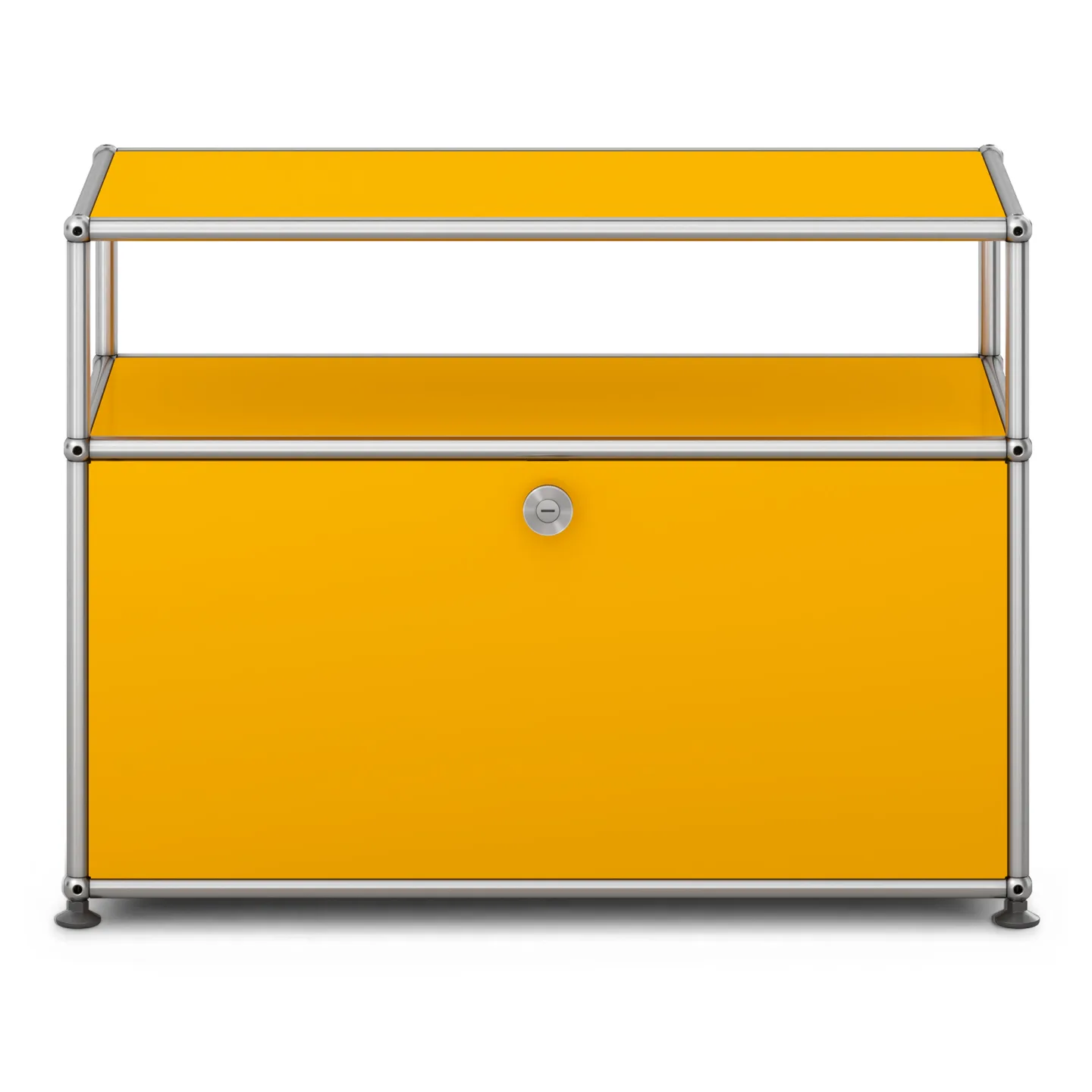 USM - USM Haller Occasional Furniture O1 Golden Yellow - Sidobord - Fritz Haller & Paul Schärer - Gul - Metall
